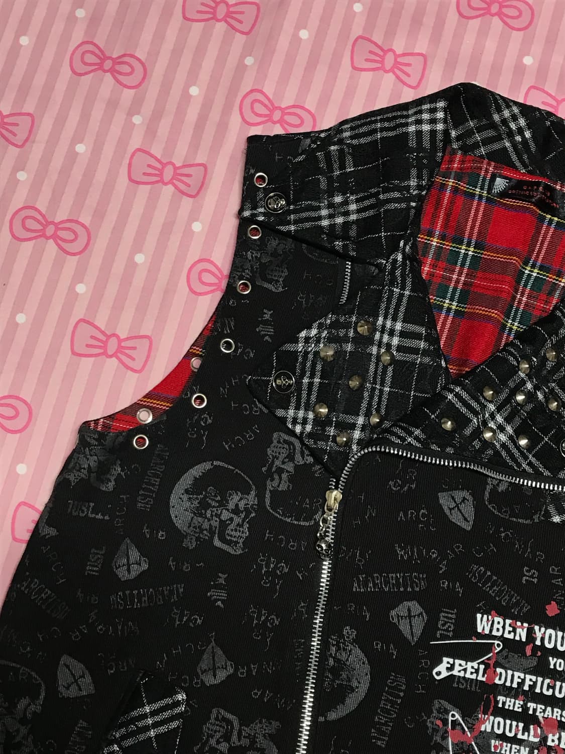 GLP (Gothic Lolita & Punk) 고딕 펑크 조끼 고스 상품이미지4