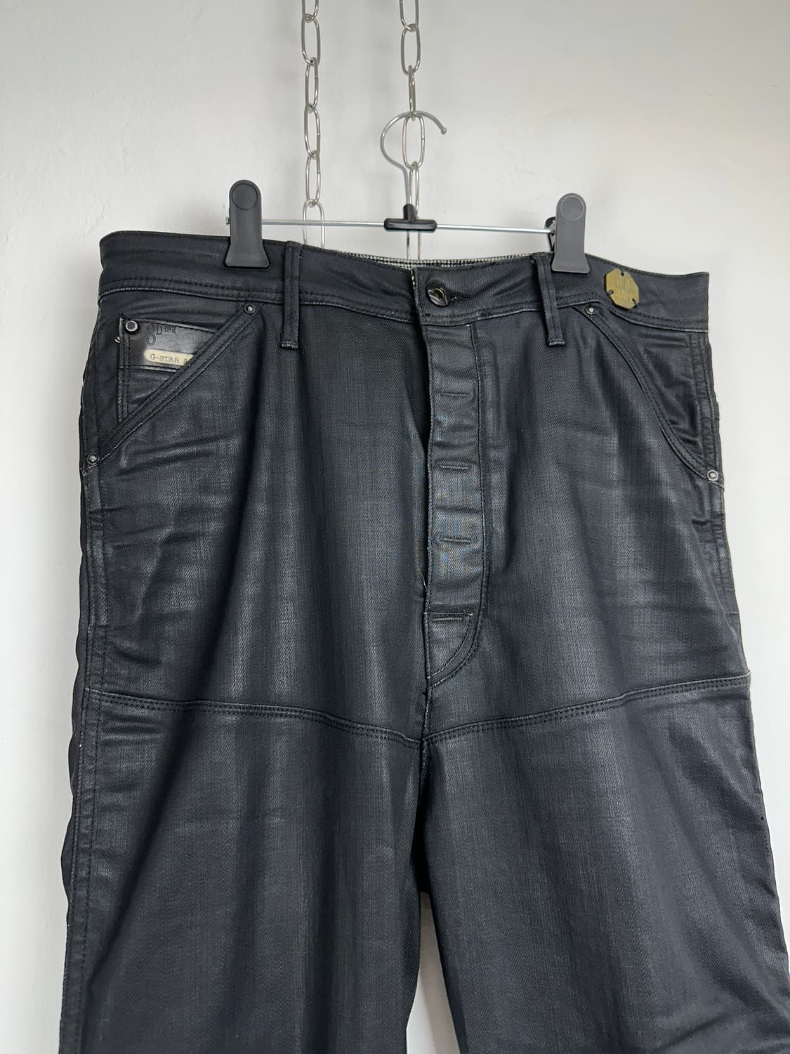 G-Star Raw 96 Elwood Coated Biker Pants 상품이미지5