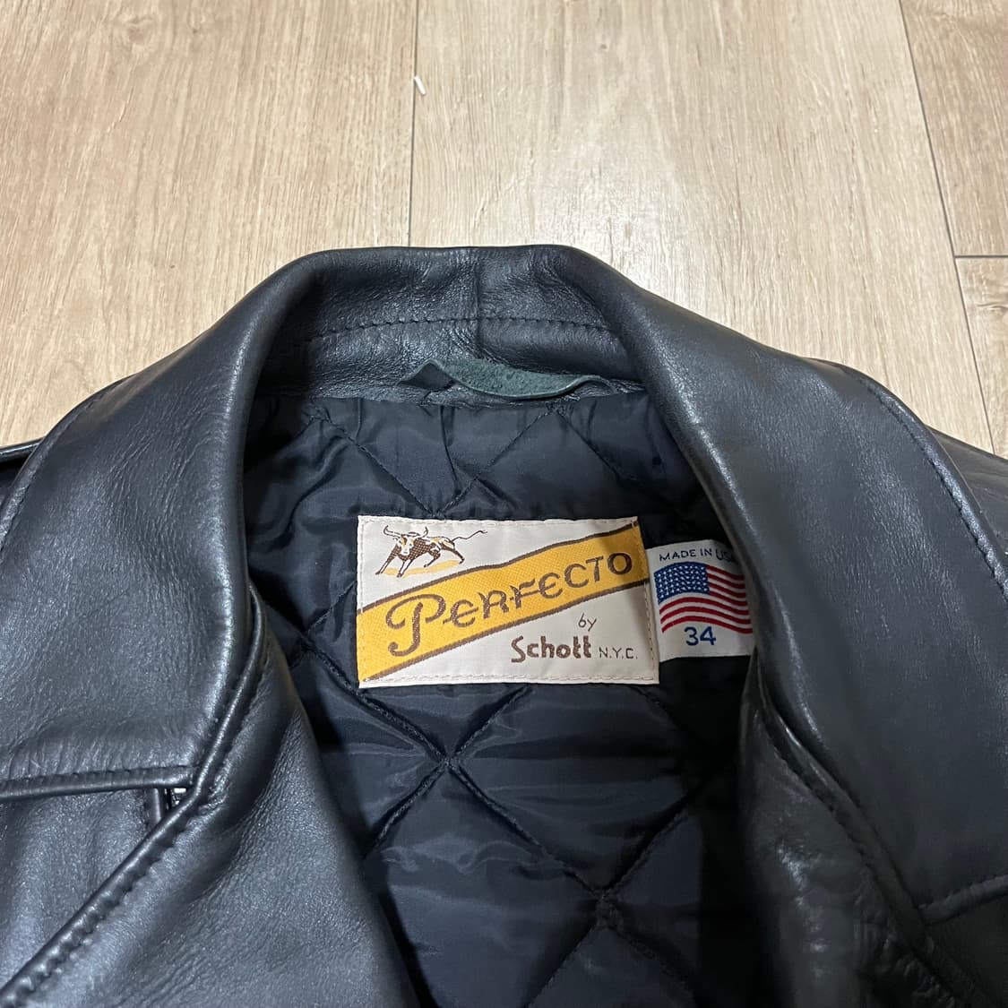 Schott NYC 퍼펙토 613 One Star 34사이즈 상품이미지2