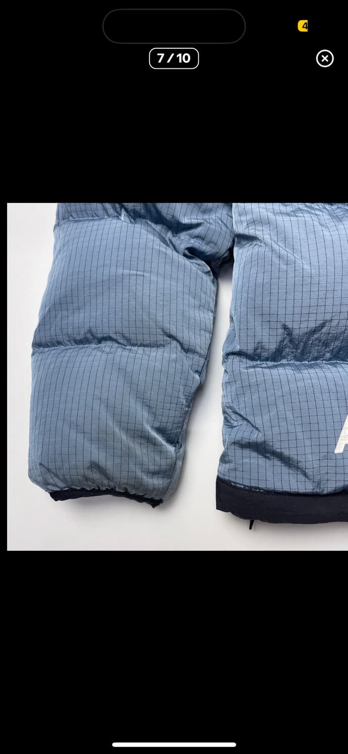 아디다스 푸퍼 오리털 체크 패딩 점퍼 상품이미지7