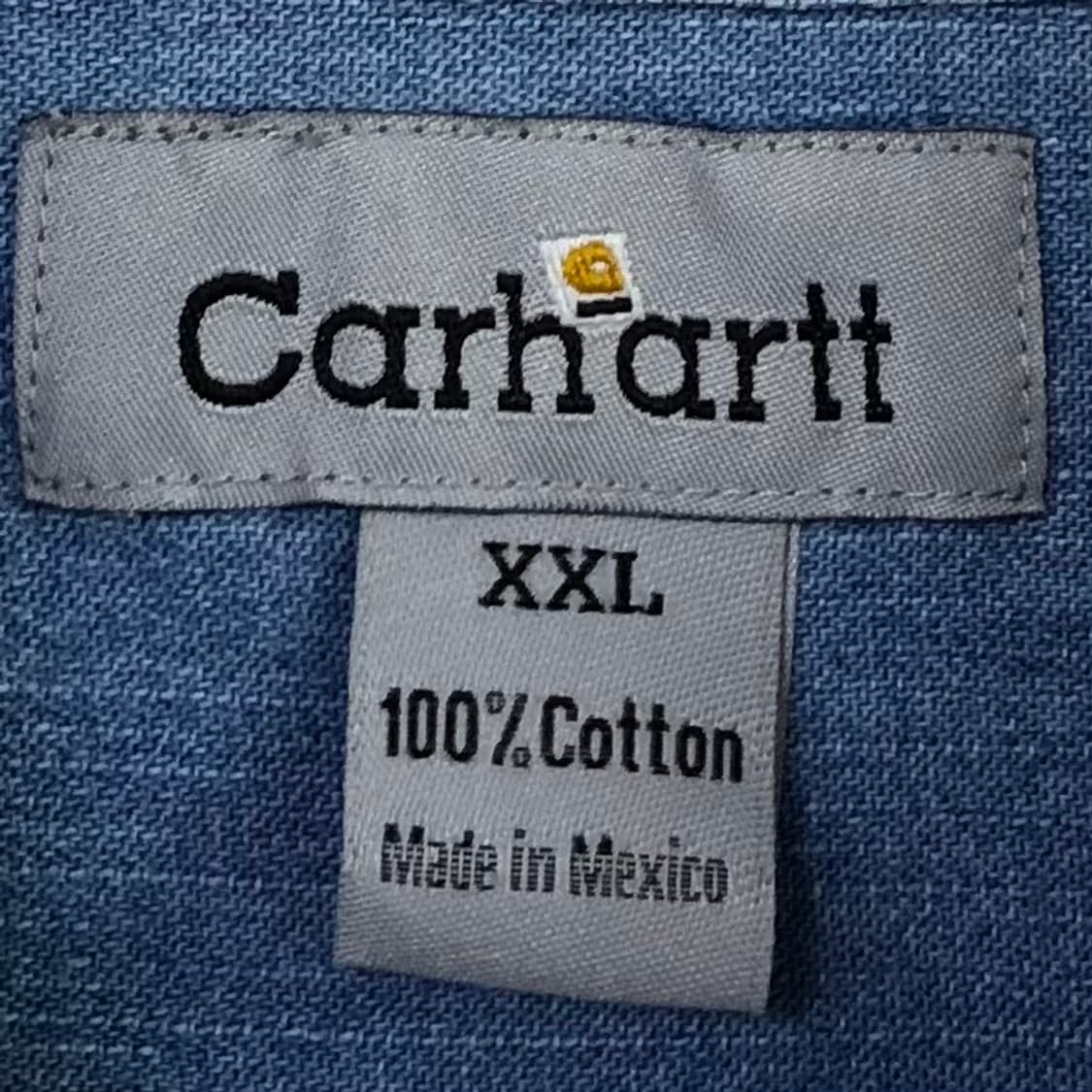 Xxl 칼하트 데님 셔츠 상품이미지3