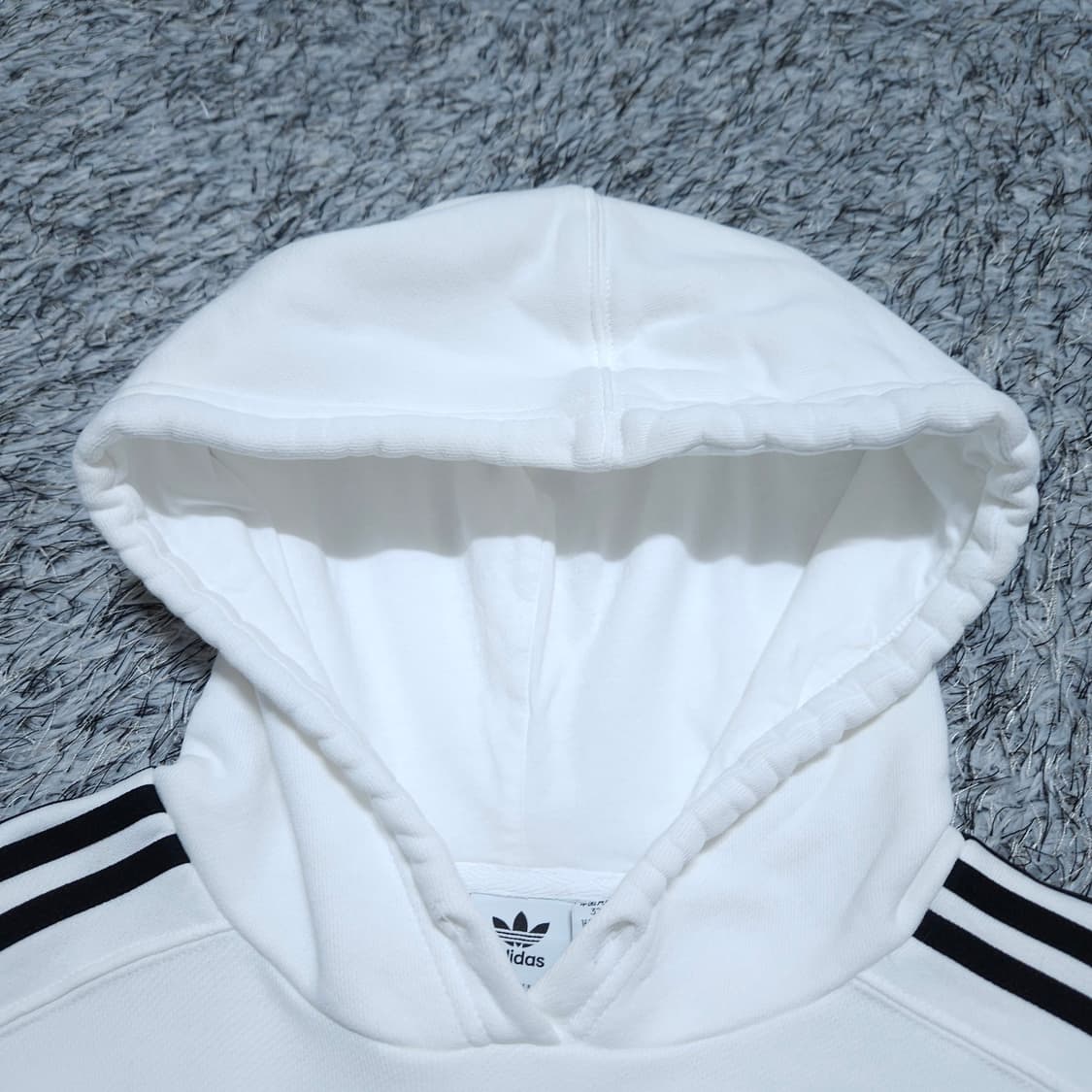 아디다스) XS 여자 크롭 후드티셔츠 / 왕눈이샵 상품이미지8