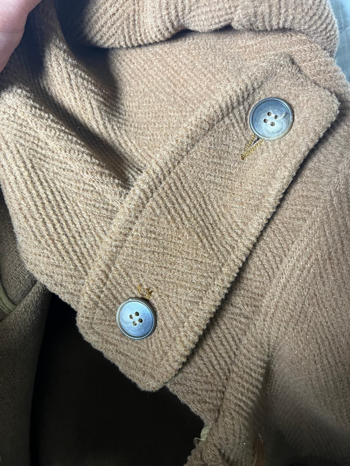 Mcgee 영국제조 헤링본 더플코트 상품이미지5