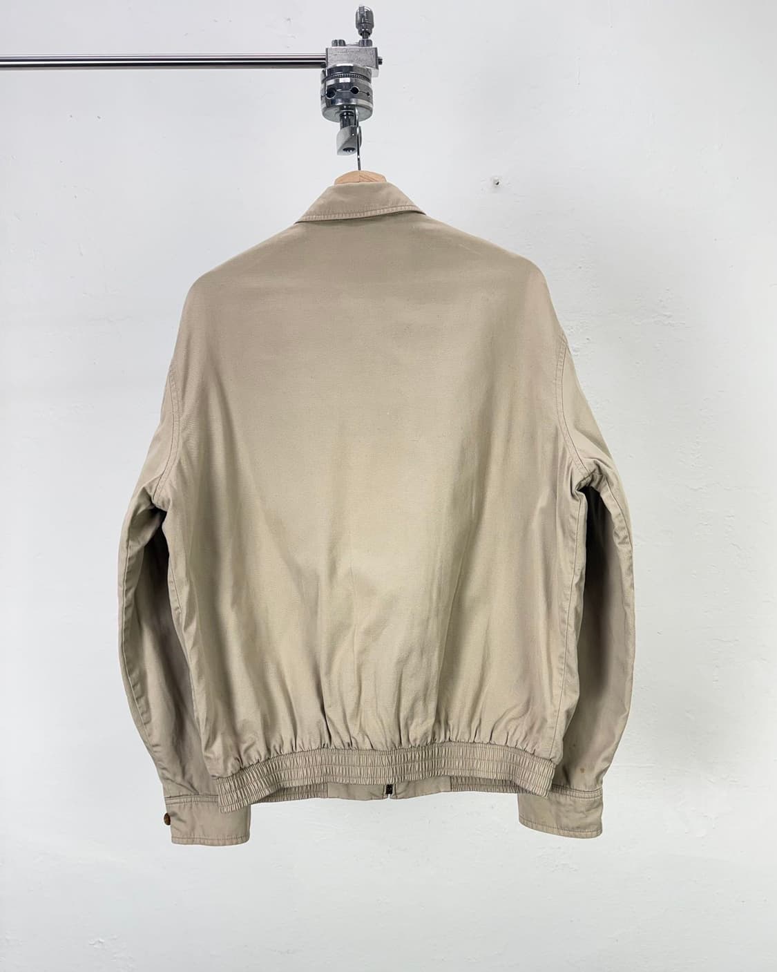 폴로 랄프로렌 베이지 체크 코튼 쉘 바라쿠타 봄버 자켓 상품이미지6