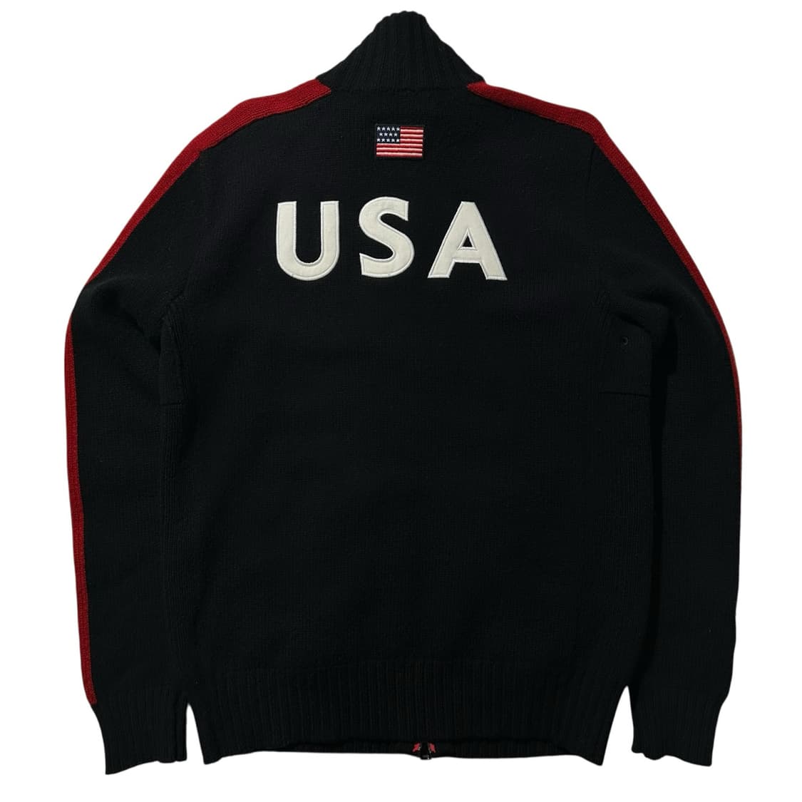 폴로 랄프로렌 빅포니 USA 성조기 니트 집업 가디건 상품이미지3