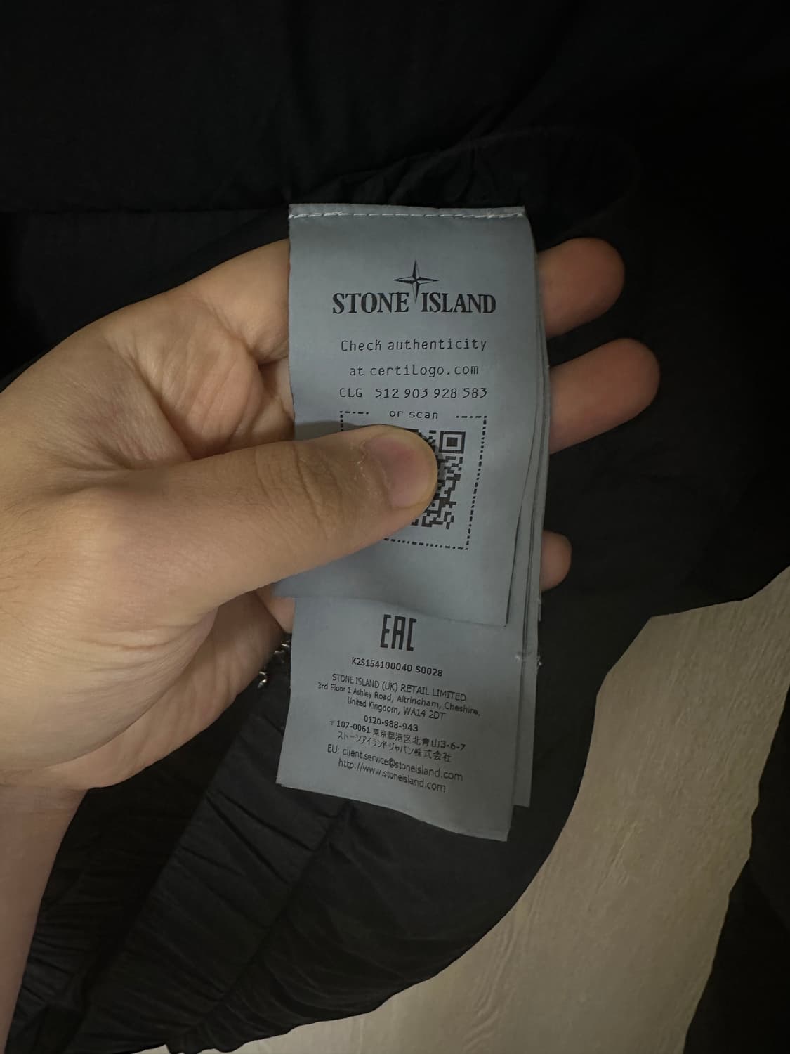 25FW 스톤아일랜드 심리스 터널 블랙 후드 패딩 M 상품이미지2