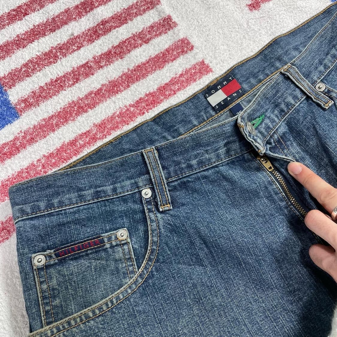 90년대 타미 카펜터 데님 쇼트 상품이미지6