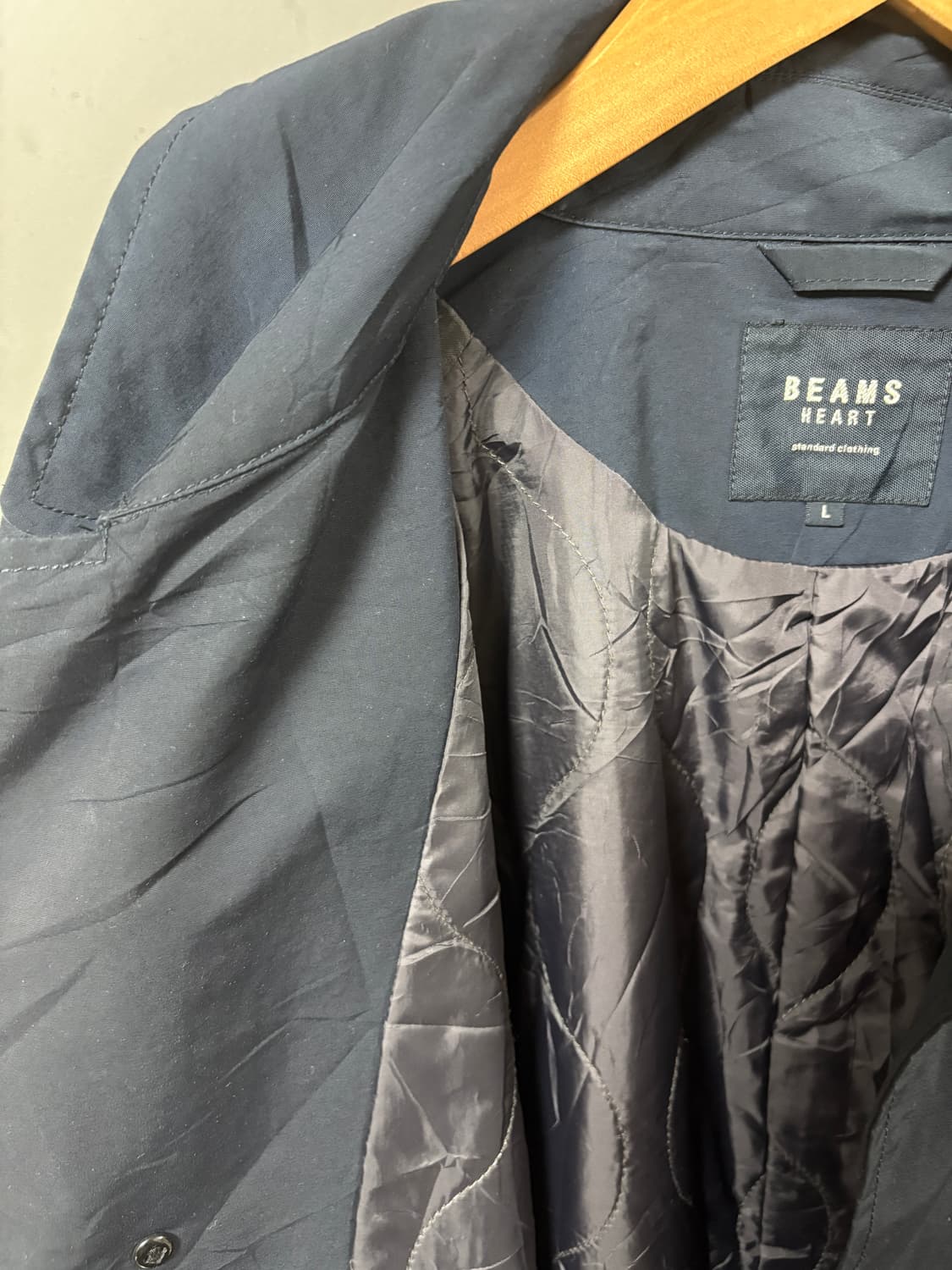 [BEAMS] Beams Heart 래글런 맥코트 상품이미지5