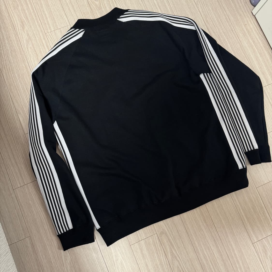 니들스 트랙 자켓 블랙화이트 XL 상품이미지4