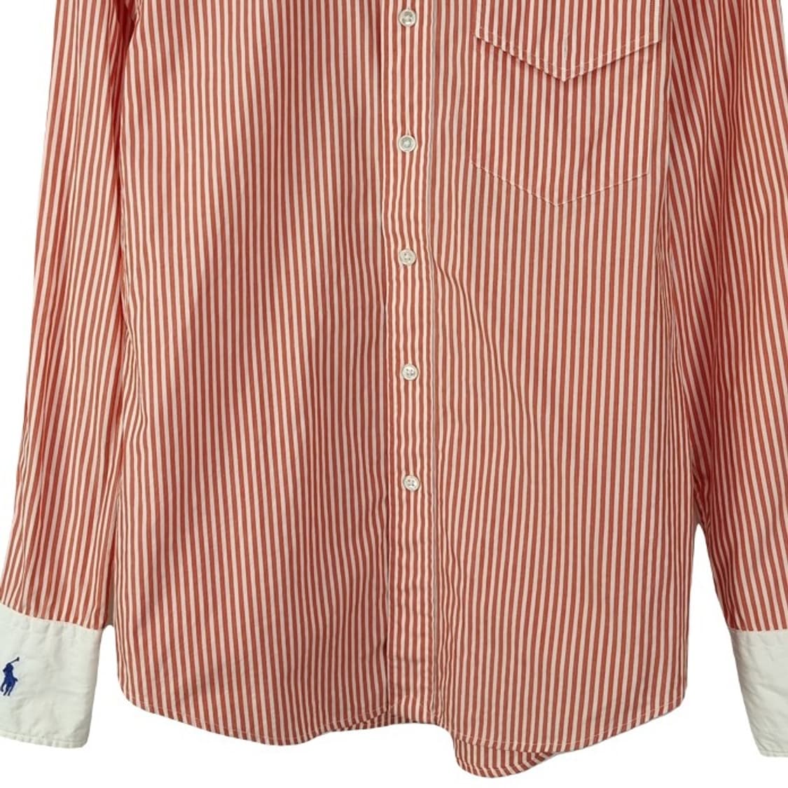 [폴로 랄프로렌] 커프스 로고 자수 스트라이프 셔츠 M19203 상품이미지5