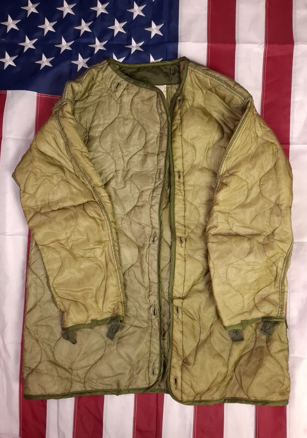 완전 새제품 오리지날 미군 M-65피쉬테일 개파카 엑스스몰 풀셋트 상품이미지3