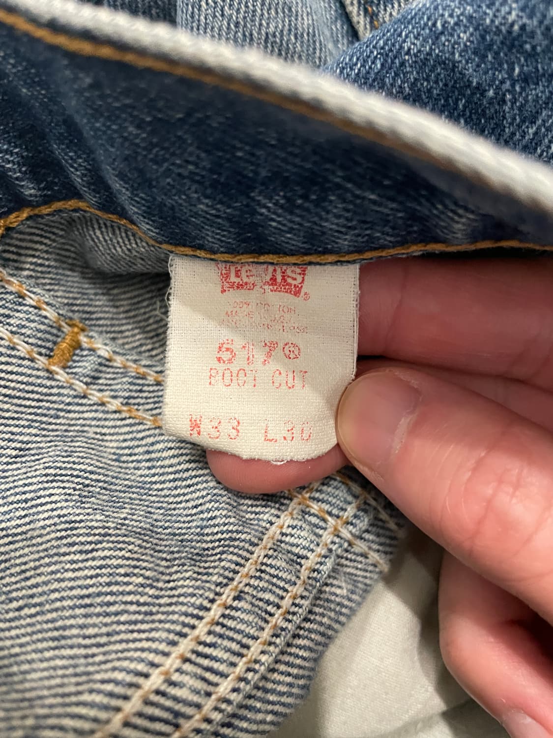 90s 빈티지 리바이스 517 30x29 상품이미지4