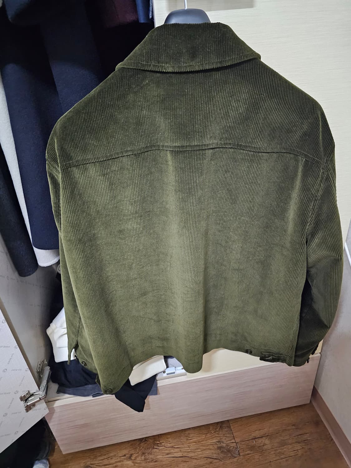 포터리 코듀로이 드리즐러 자켓 (올리브) 2사이즈 상품이미지2
