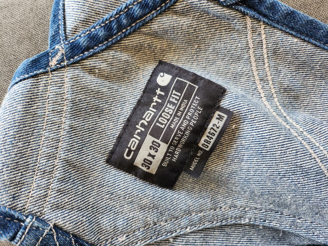 칼하트 루즈핏 데님 오버롤 상품이미지5