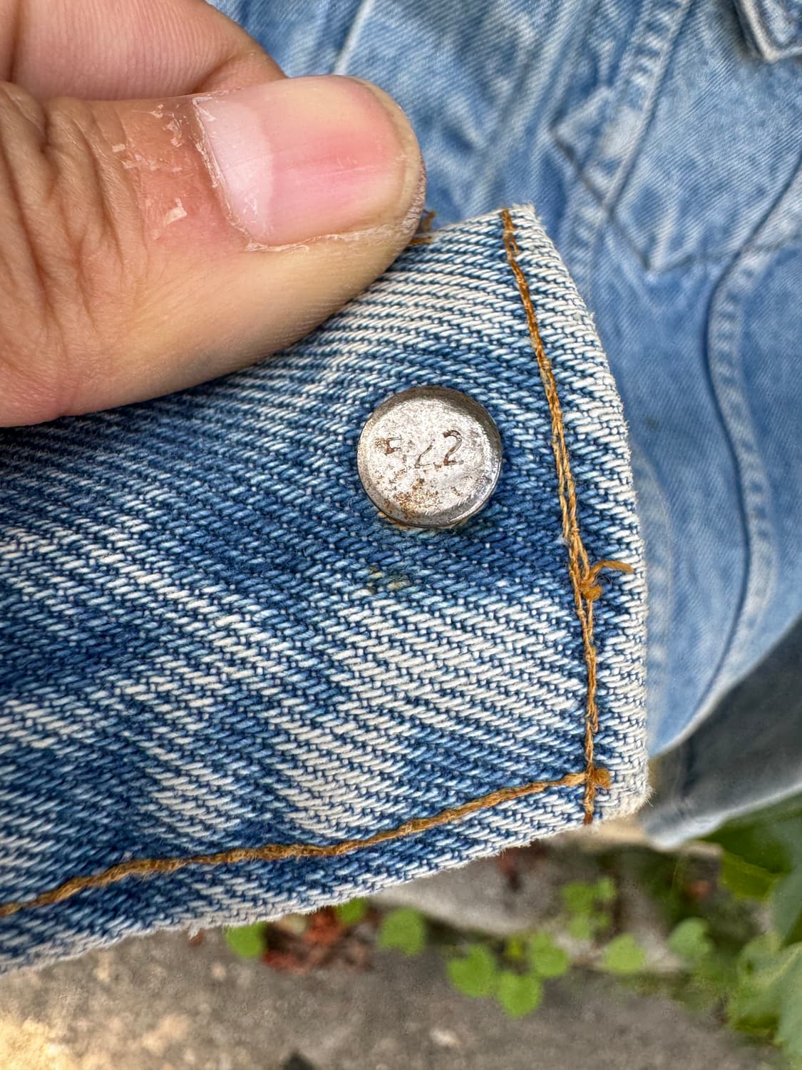 70s 리바이스 levis 70505-0213 데님 트러커 자켓 38 상품이미지6