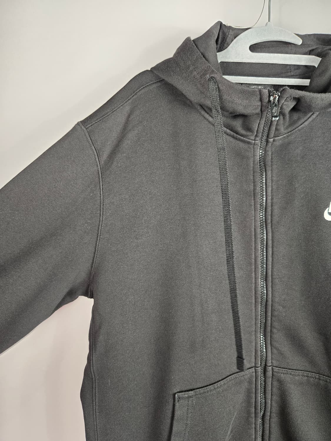 [무료배송]나이키 XL 남성 스웨트 후드 집업 자켓 블랙 상품이미지4