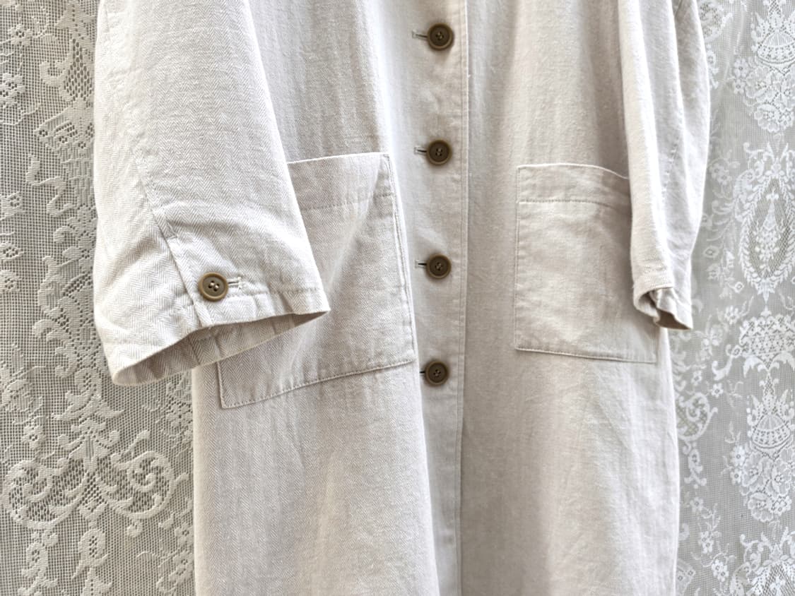 Samansa Mos2 사만사 모스 2 헤링본 리넨 코트 상품이미지3