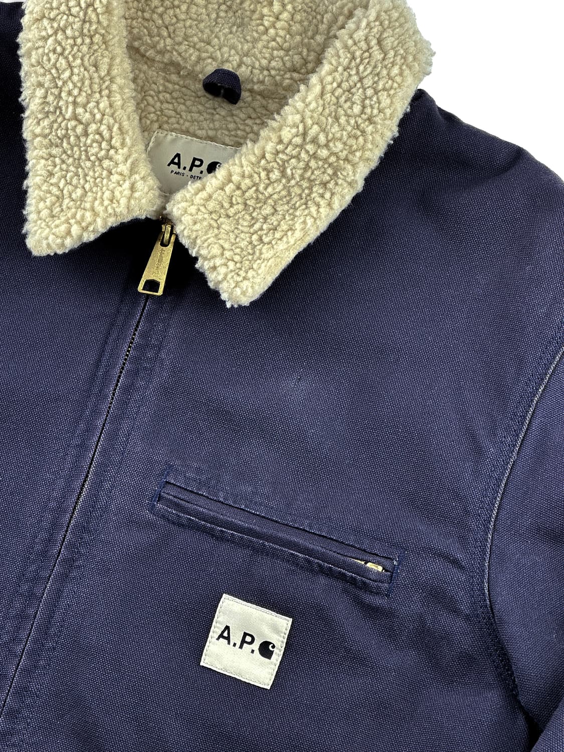 A.P.C. x 칼하트 디트로이트 자켓 네이비 상품이미지4