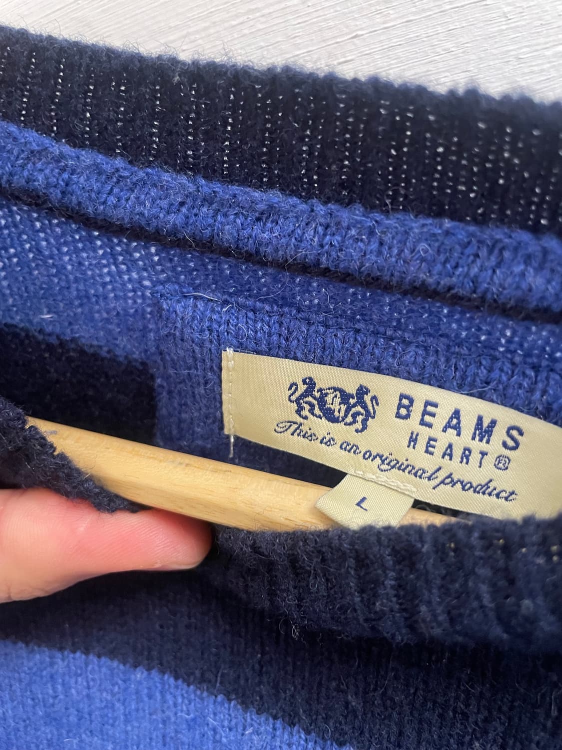 💙빔즈 스트라이프 니트🖤 상품이미지6