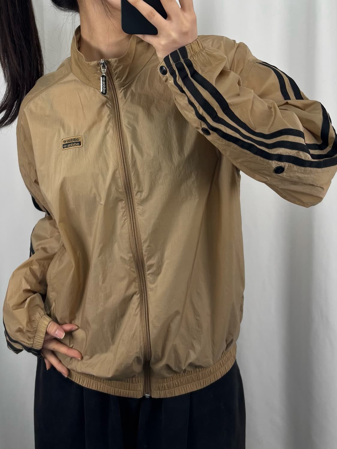 아디다스 브라운 바람막이 자켓 상품이미지3