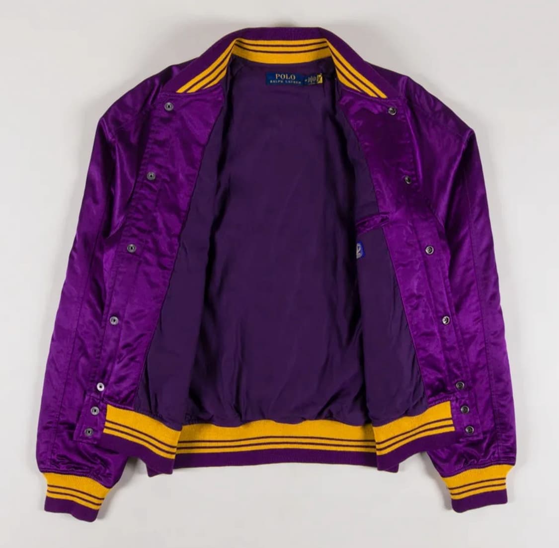 (M) 폴로 사틴 바시티 자켓 상품이미지4