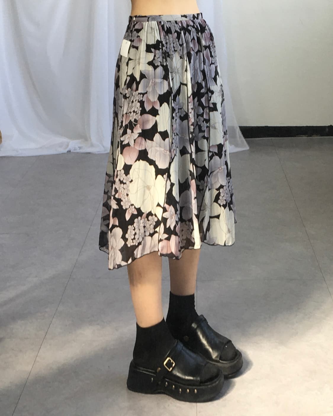 Flower pattern skirt 상품이미지6