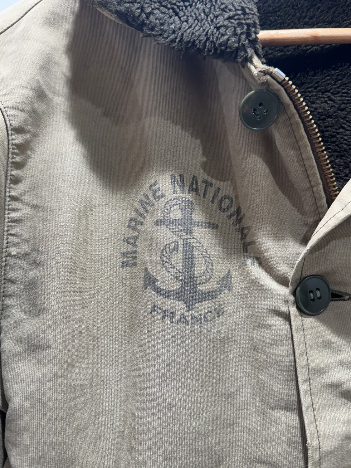 70-80s 오리지널 프랑스 해군 덱자켓 상품이미지2