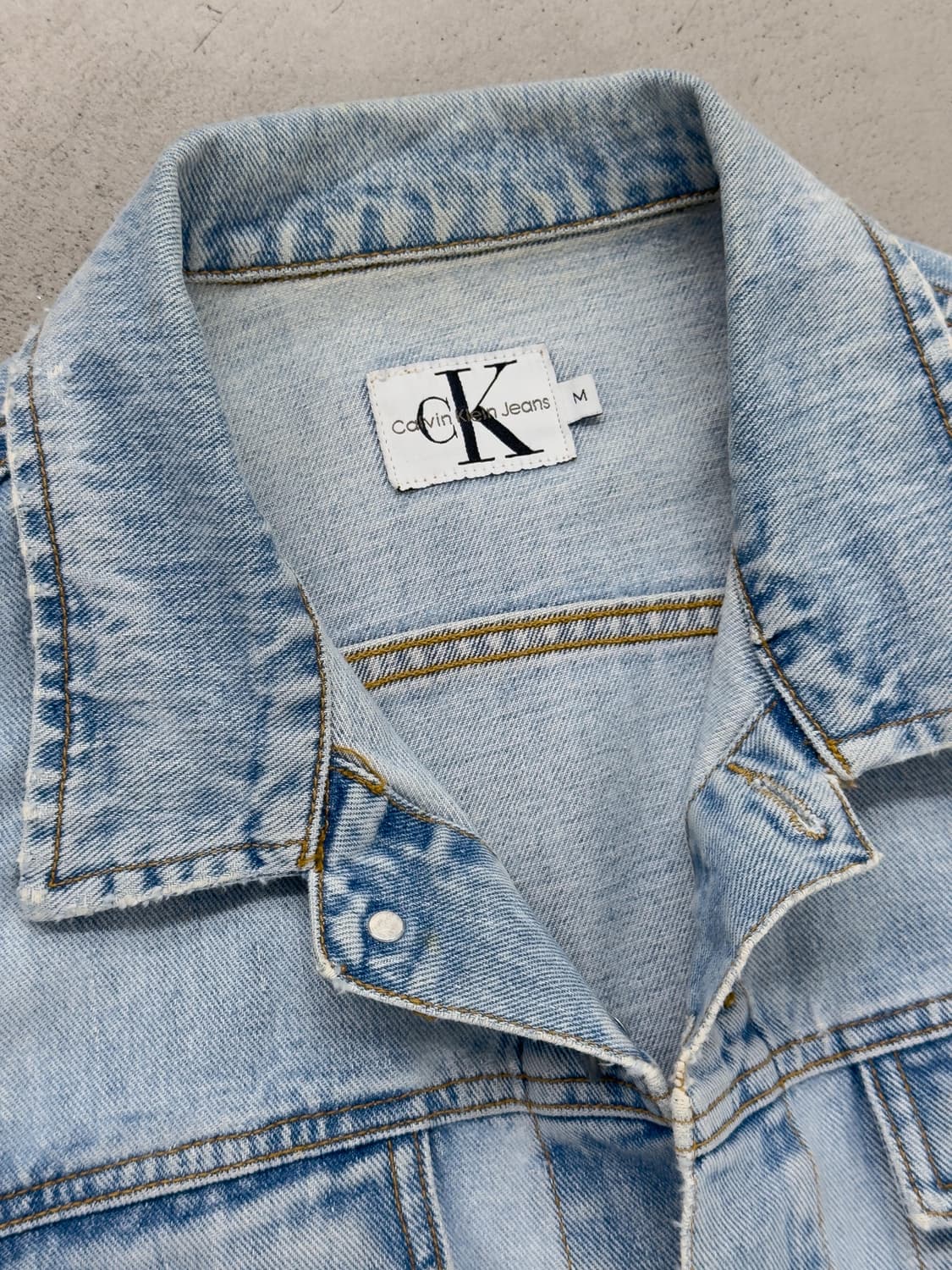 90년대 USA 캘빈클라인 데님 자켓 상품이미지5