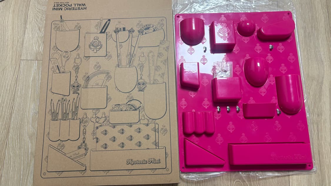 히스테릭글래머 히스미니 월 포켓 핫핑크 상품이미지2