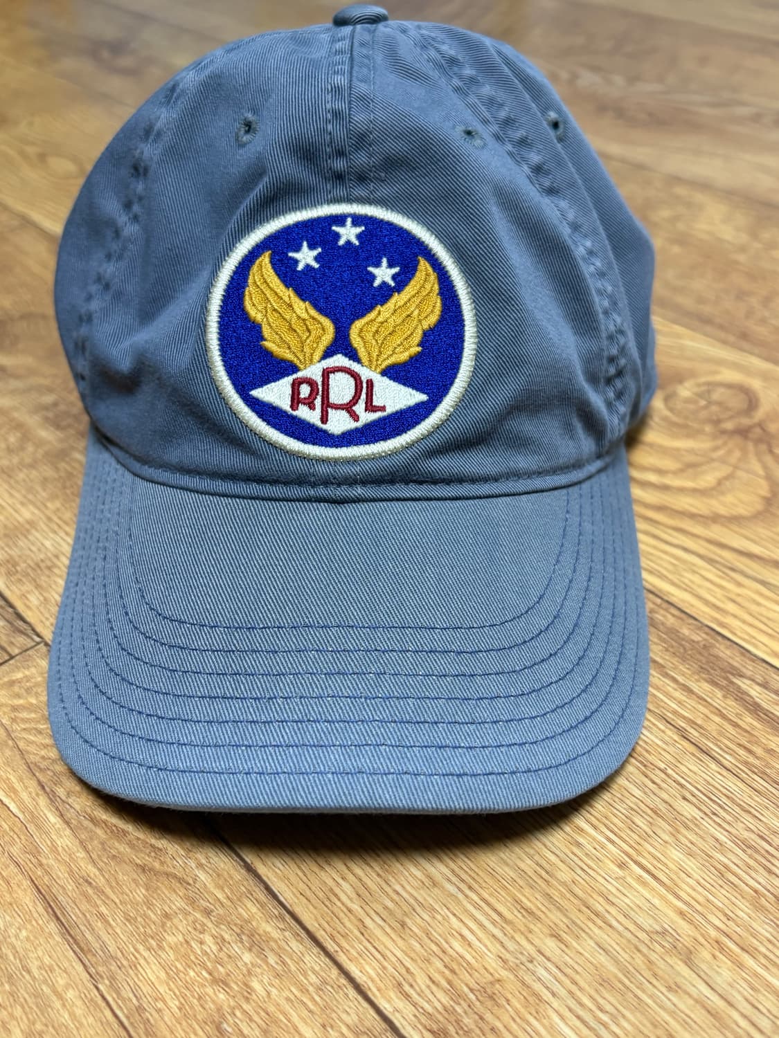 Rrl 가먼트 다이 트윌 볼 캡 블루 상품이미지2