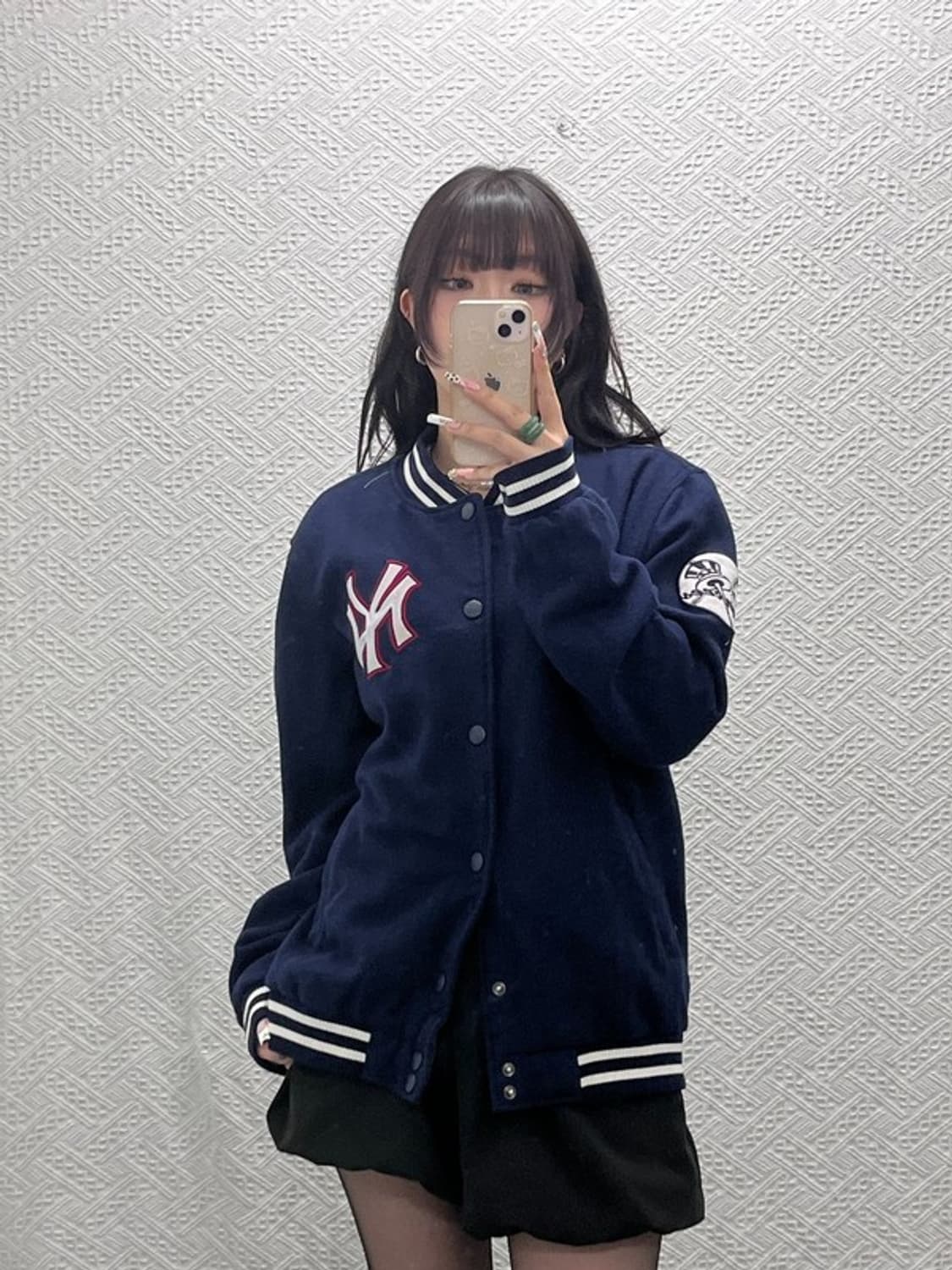 MLB 올드스쿨 빈티지 레트로 뉴욕양키스 바시티 자켓 105 C11350 상품이미지2