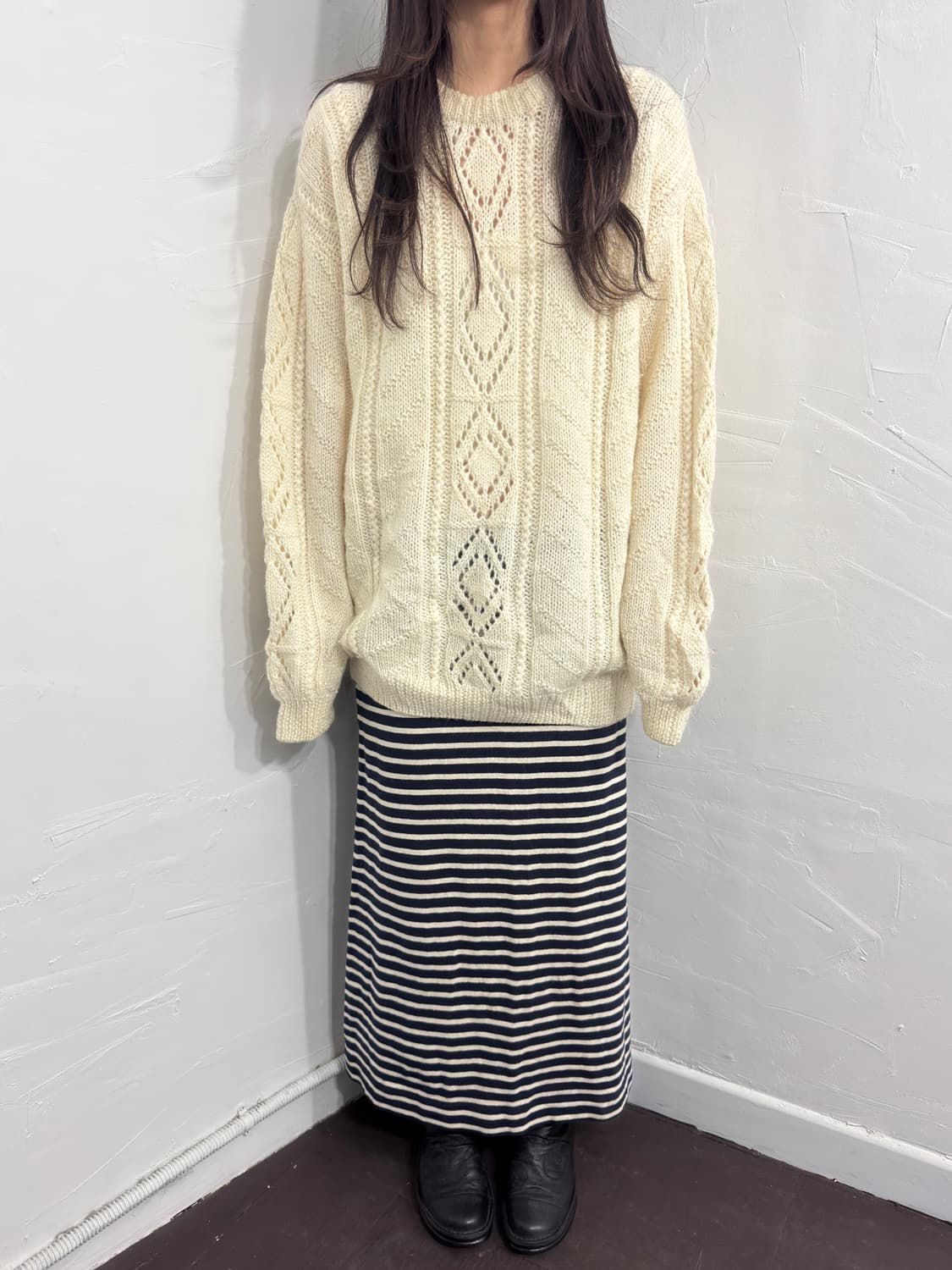 coen stripe long skirt 상품이미지7