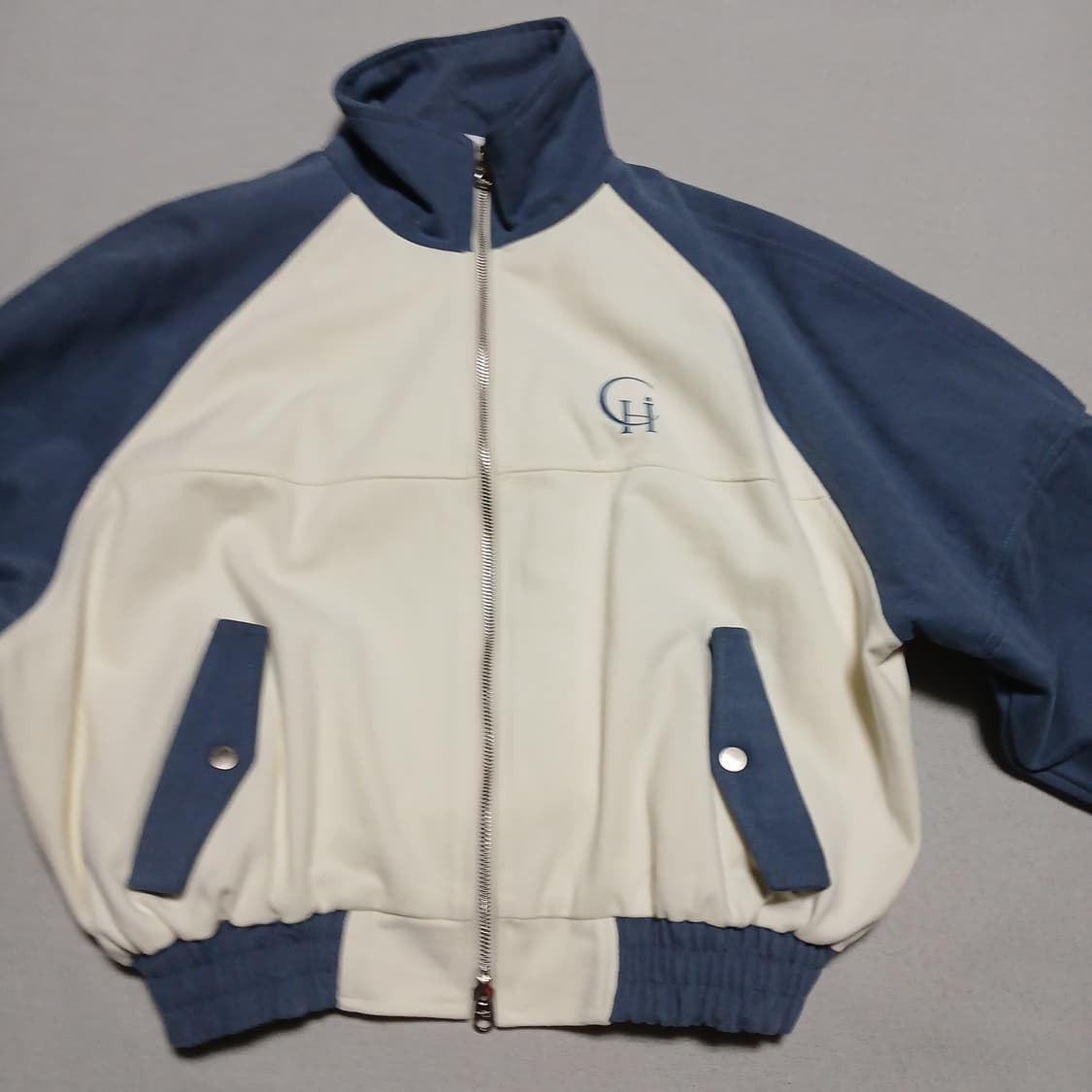 하이키클럽 콘트라스트 점퍼 자켓 집업 오버핏 상품이미지3