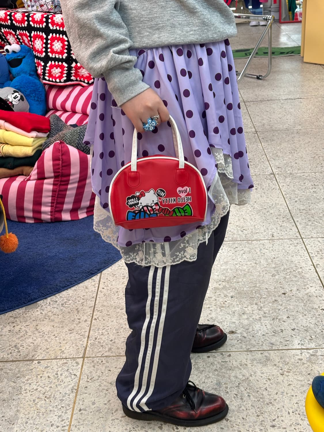 Vintage Red Hello Kitty Bag 상품이미지5