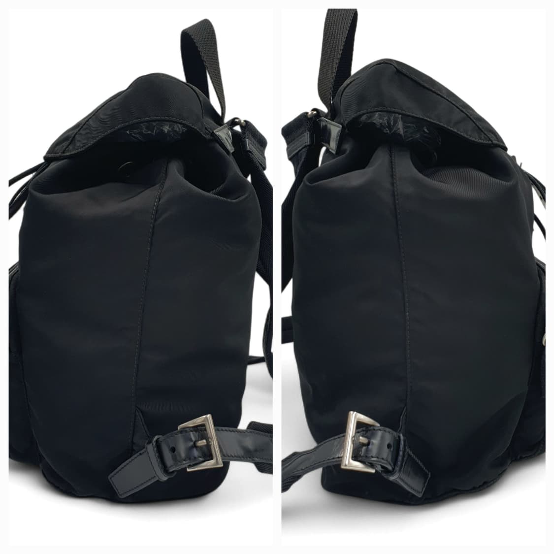 프라다 리나일론 원포켓 블랙 백팩 BZ4650 상품이미지3