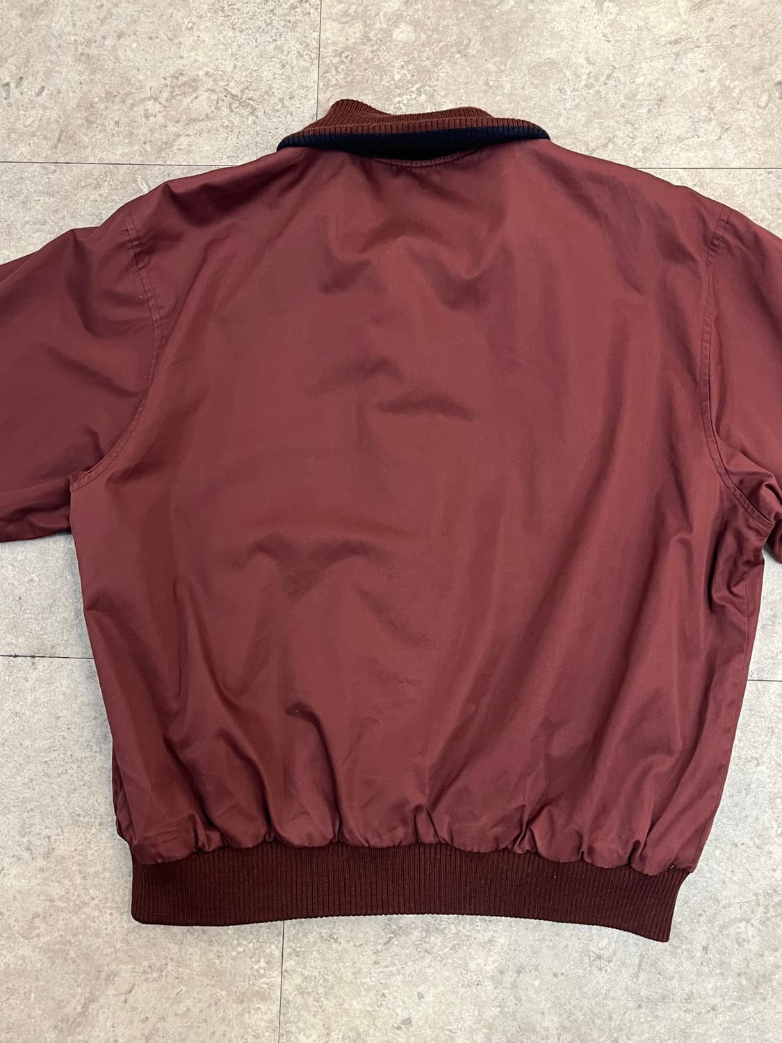 라코스테 리버시블 체크 블루종 자켓 버건디 110 #csz2371 상품이미지9