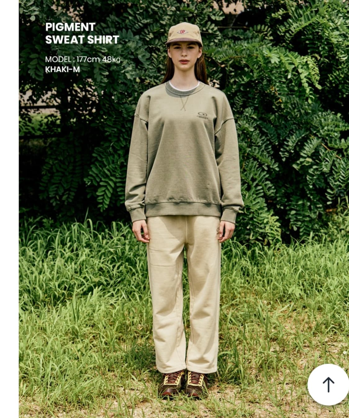 오션퍼시픽 피그먼트 맨투맨티(라지) 상품이미지9