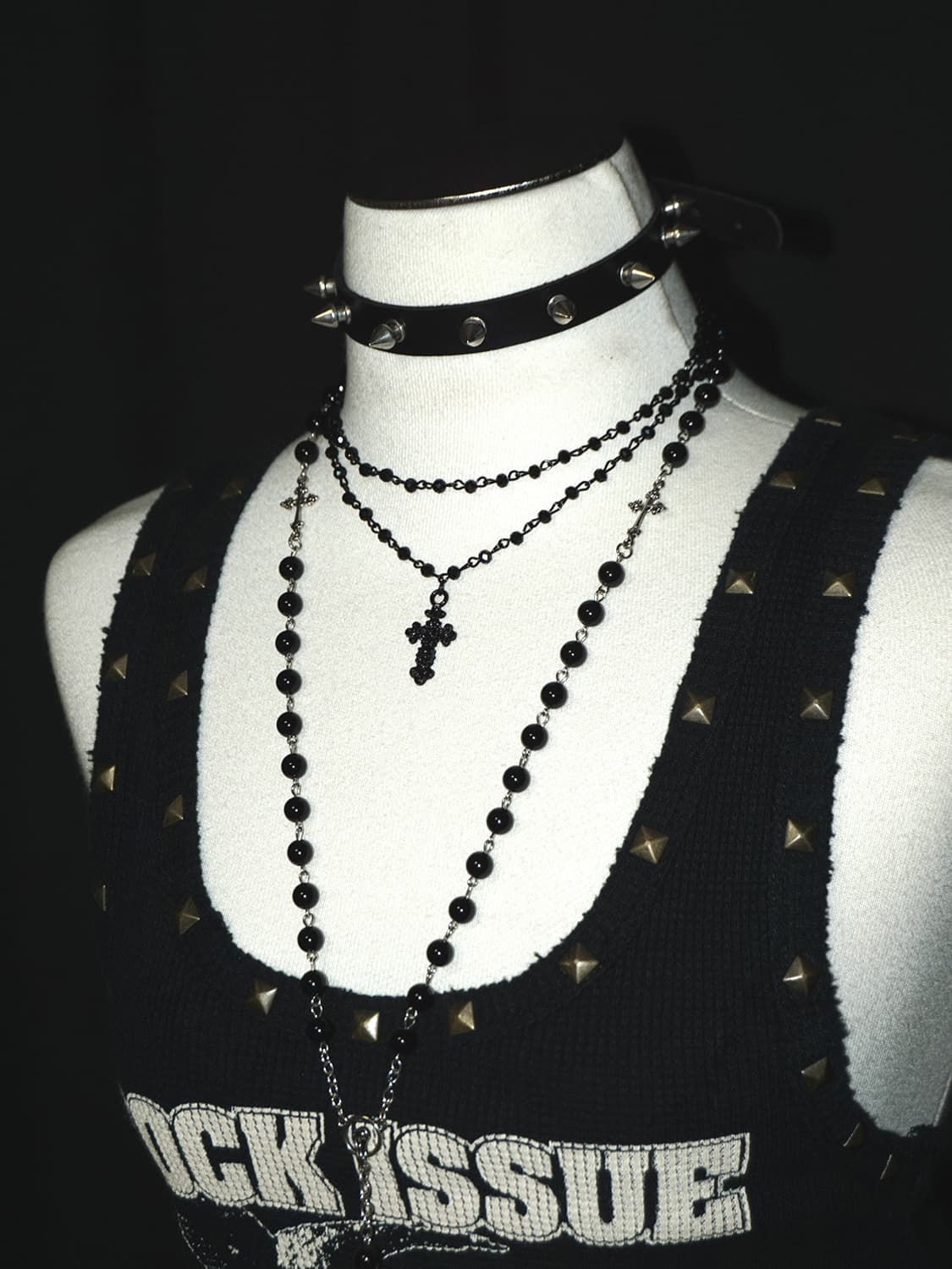 (slow hand jam) punk stud sleeveless  상품이미지4