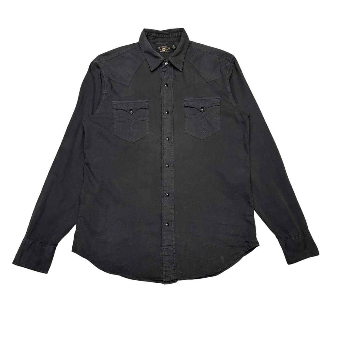 RRL 더블알엘 코튼 트윌 웨스턴 셔츠 상품이미지1