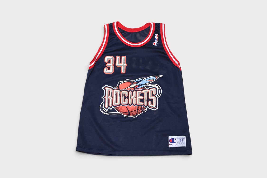 [S] 90's 챔피온 NBA 휴스턴 로키츠 하킴 올라주원 스윙맨 유니폼 상품이미지1