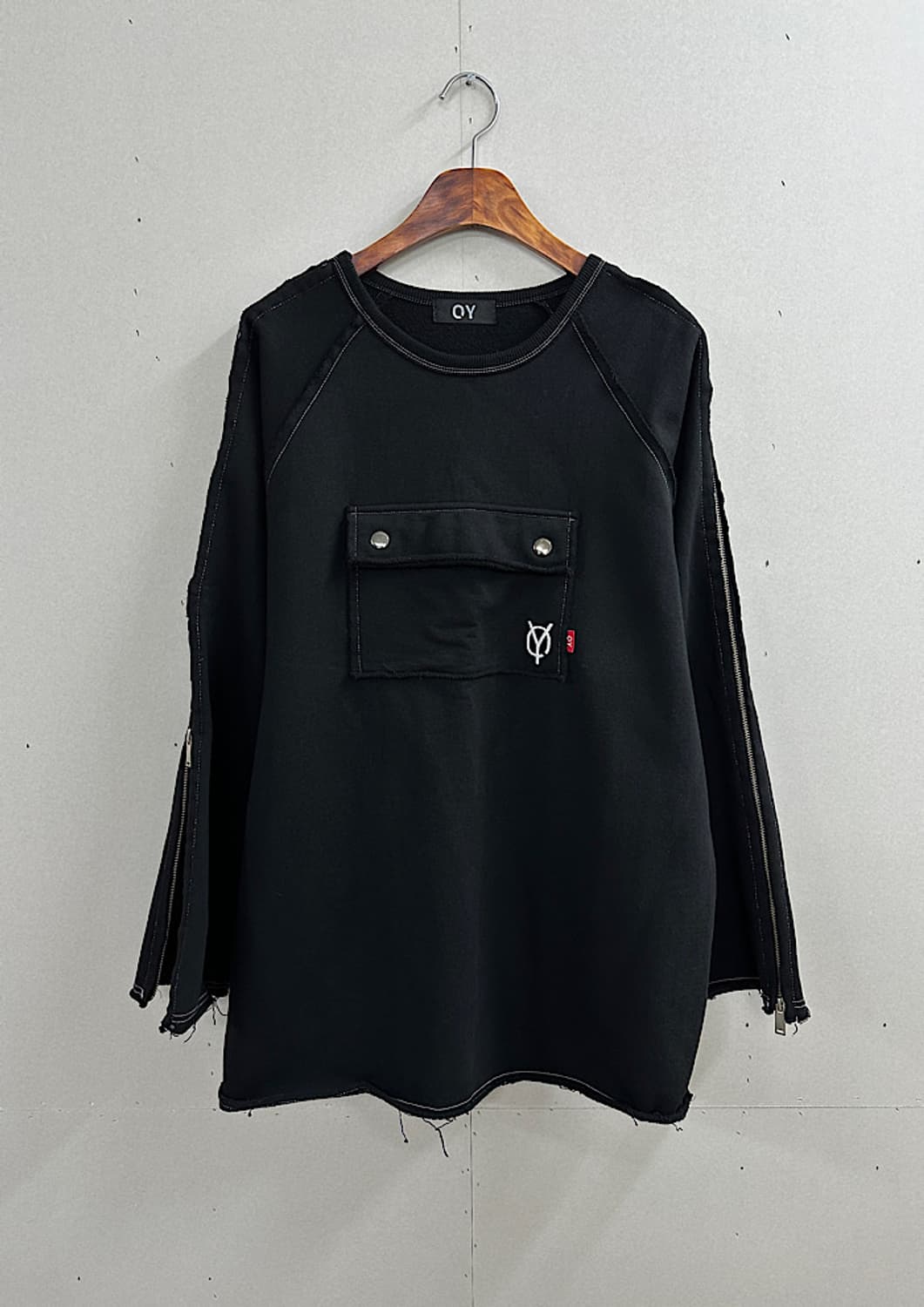 oy 오와이 지퍼 맨투맨  상품이미지1