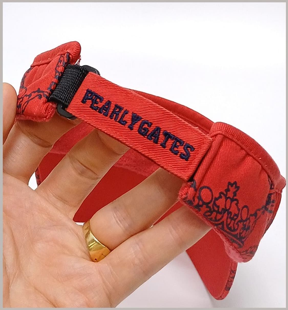 파리게이츠 정품 여성 골프 썬캡 모자 J-746 상품이미지4