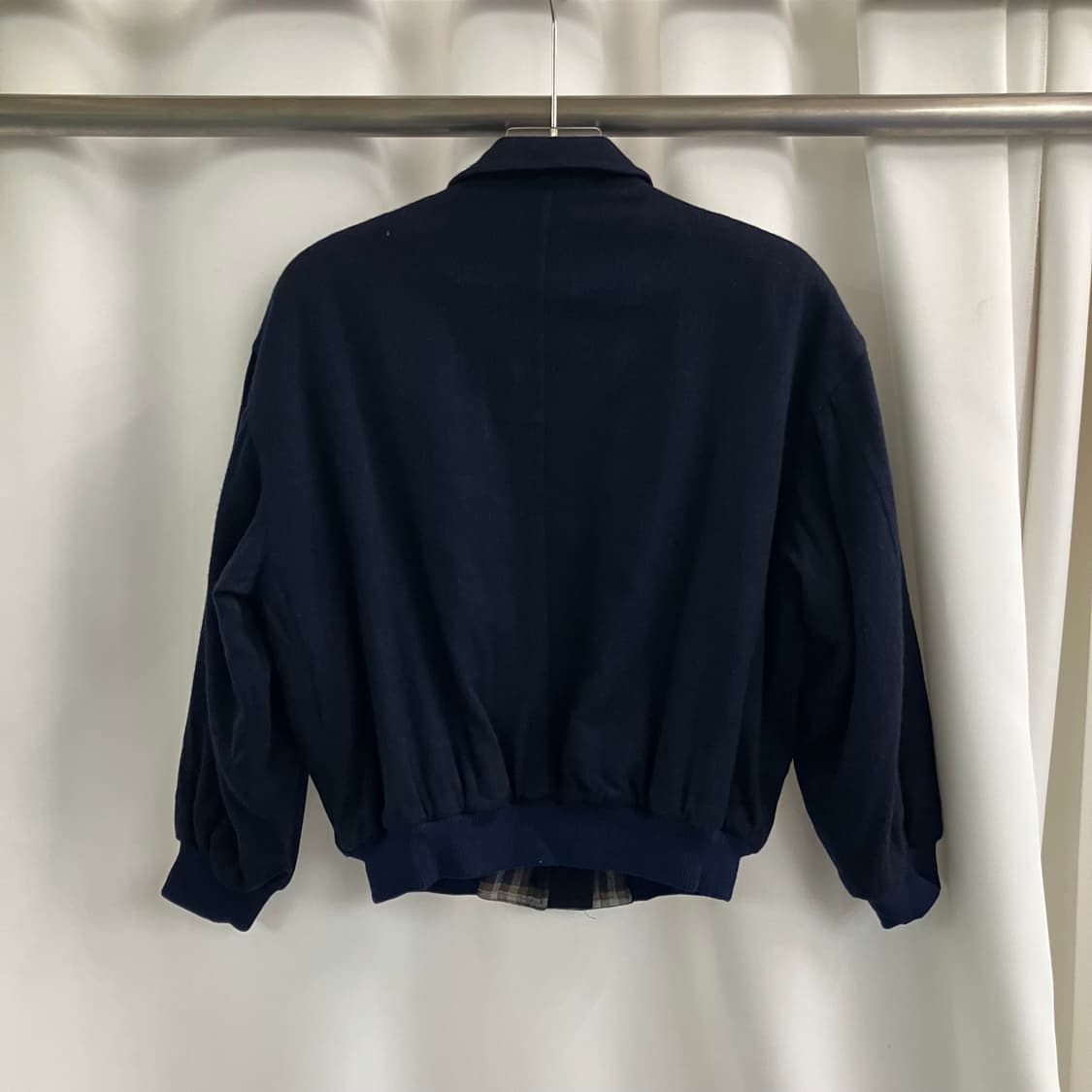 버버리 네이비 울 블루종 자켓 상품이미지2