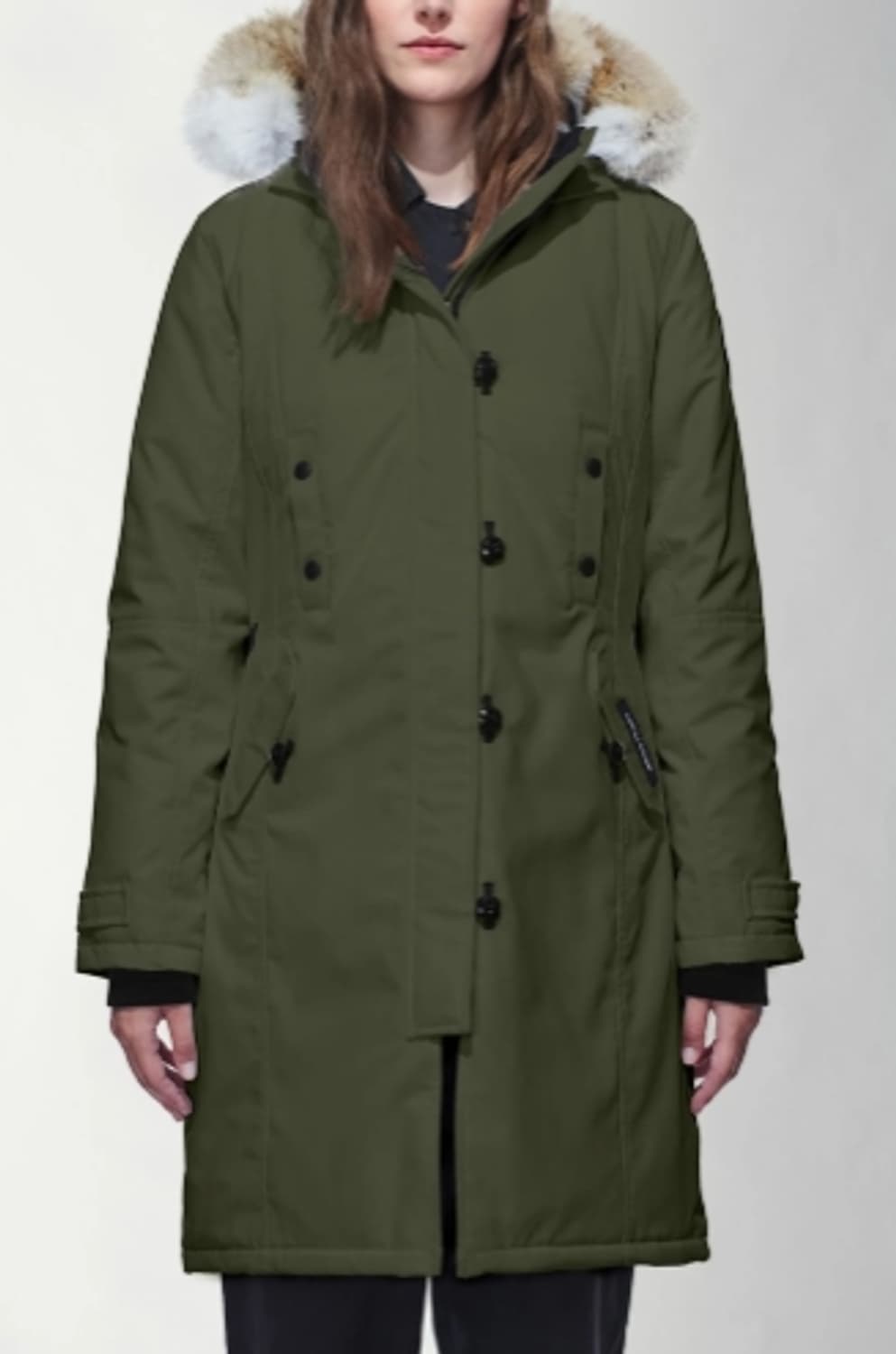 캐나다구스 우먼 켄싱턴 파카 ㅡ 밀리터리 그린 L 상품이미지9