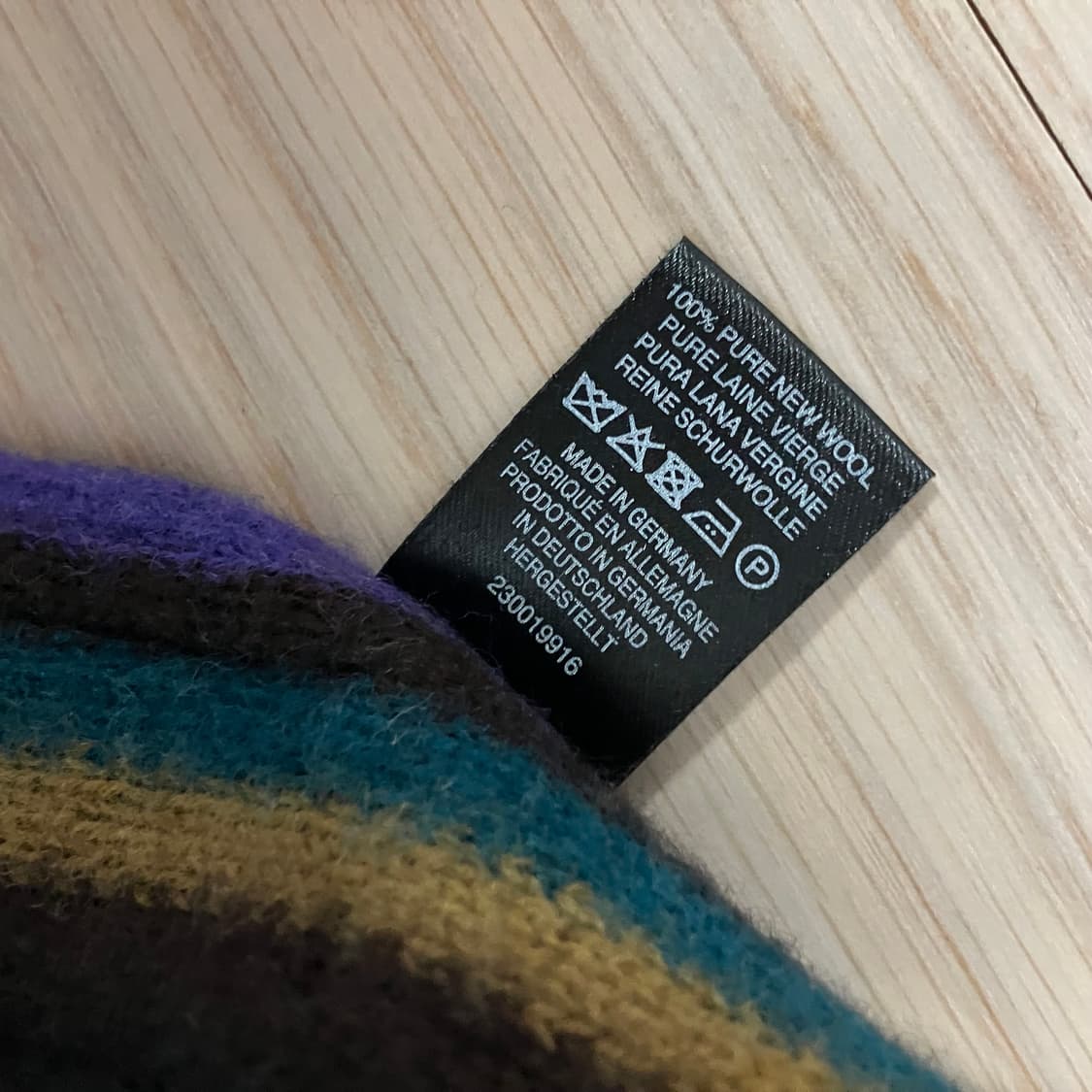 폴스미스 멀티컬러 양면 울 머플러 상품이미지8