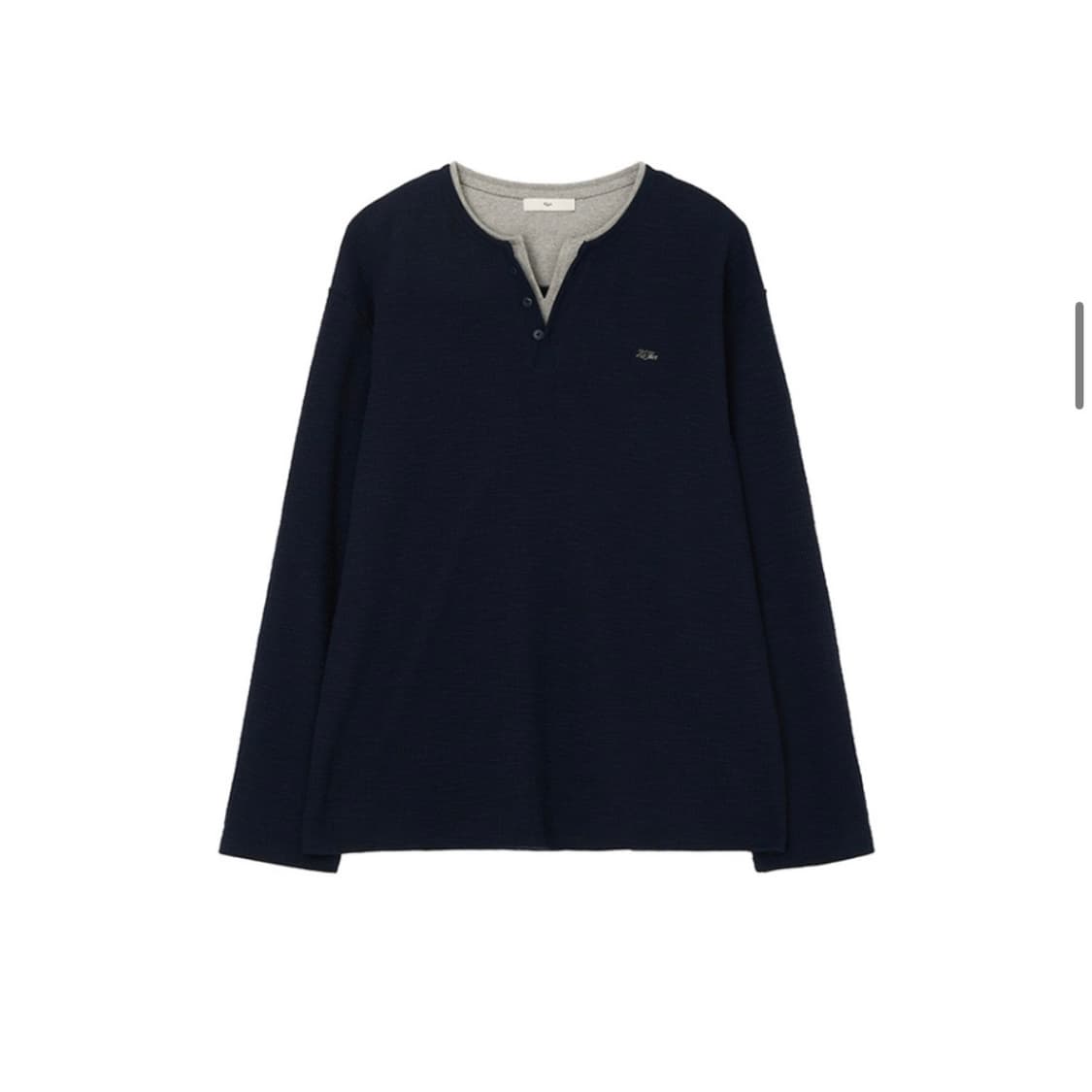 기준 헨리넥 롱슬리브 티 상품이미지3