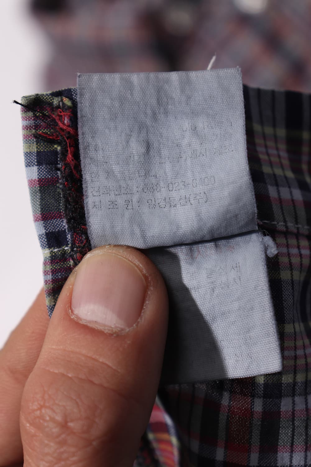 RALPH LAUREN 코튼 체크 셔츠 size L 상품이미지6