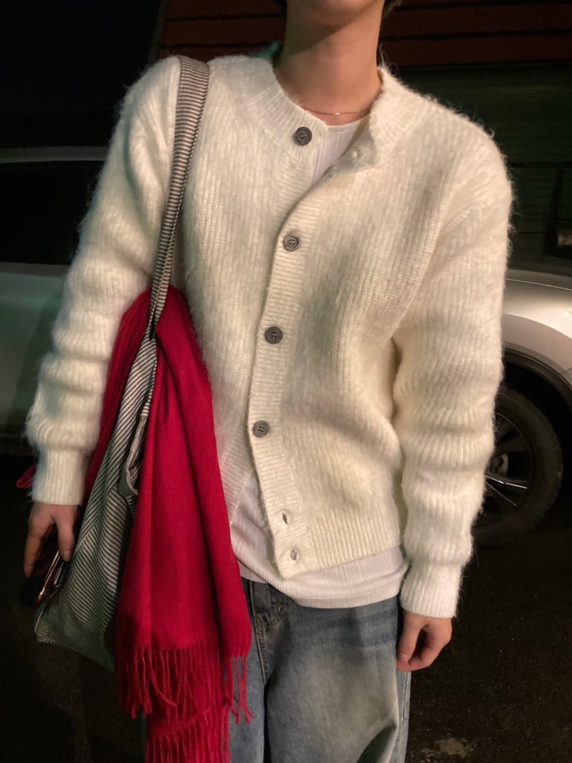 헤비 울 브러쉬 가디건 상품이미지2