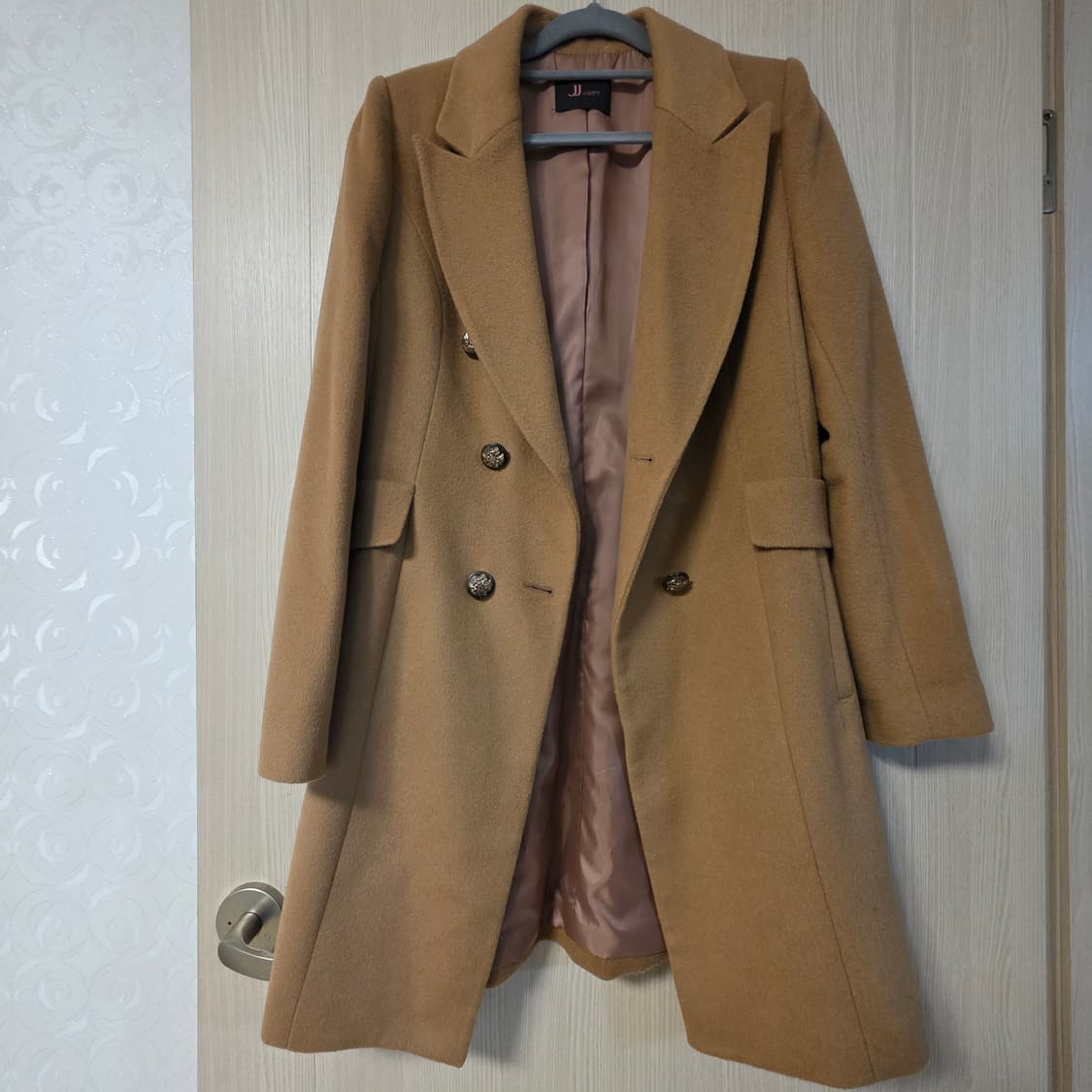 지고트 더블 브레스트캐시미어 코트 55 66 상품이미지1