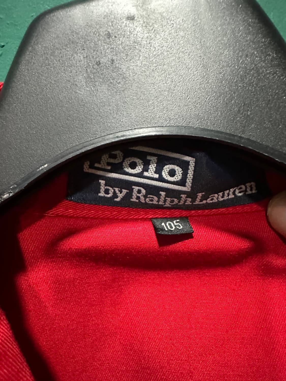 90s 폴로 일경물산 스윙톱자켓 레드105 상품이미지5
